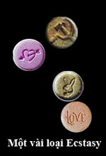 Được sản xuất l�n l�t những vi�n thuốc ecstasy tr�ng rất th� sơ. RFA