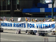 Người Việt biểu tnh đi Việt Nam tn trọng nhn quyền diễn ra tại New York  24-9-2010