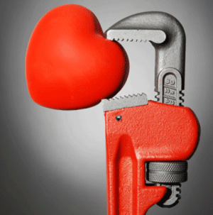 Wrench holding heart