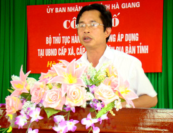 Nguyễn Trường T, ph b thư tỉnh ủy, b thư ban cn sự đảng, chủ tịch UBND tỉnh H Giang 