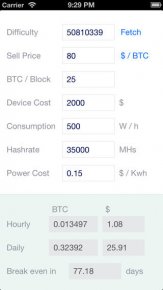 Bitcoin Profit Calculator 1.0