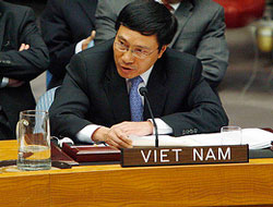 Thứ trưởng Bộ Ngoại giao Việt Nam Phạm Bnh Minh. Photo courtesy of vietnam-UN.org 