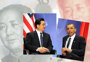 Chủ tịch Trung Quốc Hồ Cẩm Đo v Tổng thống Hoa Kỳ Barack Obama  